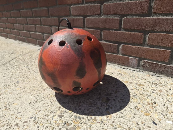 Image 1 of Aardewerk retrolamp