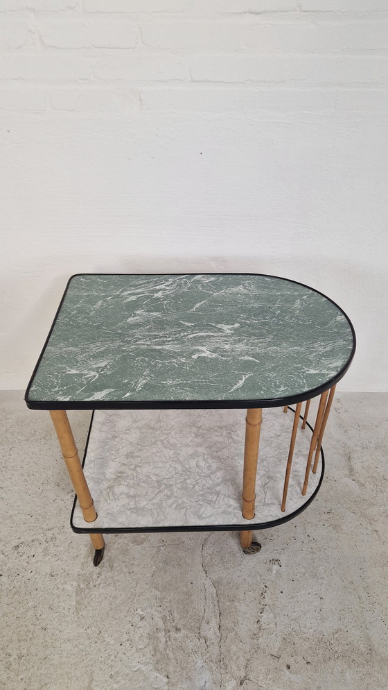 Image 1 of Tavolino o tavolo per bevande in stile bohémien vintage