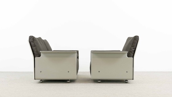 VITSOE SEATGROUP VAN DIETER RAMS, MODEL 620, EASYCHAIR+SOFA – Bankstel, Textile (photo 4 of 37)