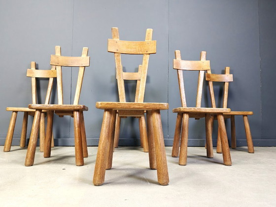 Image 1 of Brutalist dining set, 1960s 
