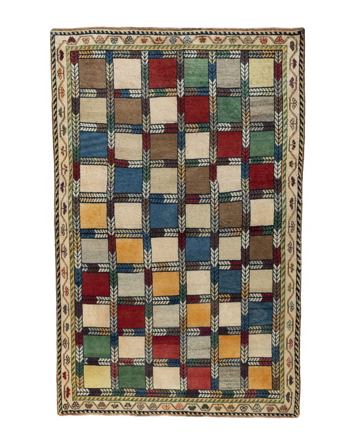 Tapis nomade Gabbeh 206 x 133 cm