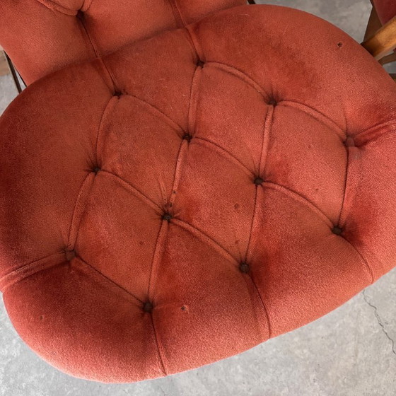 Image 1 of Verstelbare vintage fauteuil