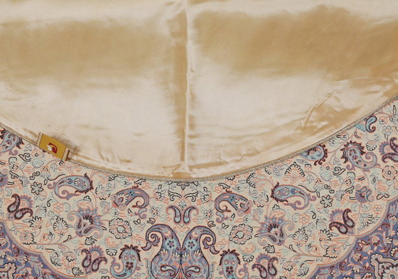 Image 1 of Handgemaakt oosters tafelkleed, zeer fijn vervaardigd van zijden draden, 75 x 75 cm