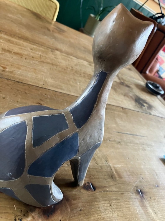 Handmade Sculpture of a Cat – Ceramic (photo 2 of 8)