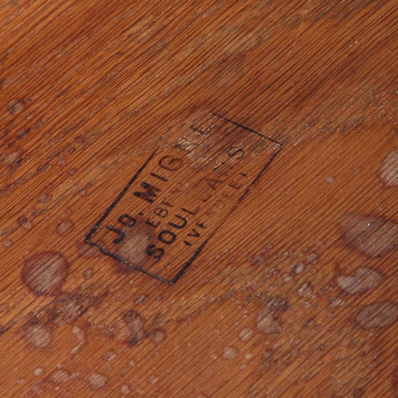 Image 1 of Wooden coffee table and pedestal table from the 1940s