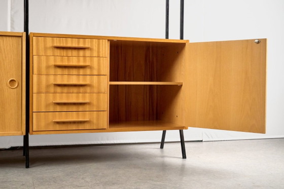 Vintage Modulaire Wandkast, jaren 60, Tsjechoslowakije – Wood (photo 12 of 24)