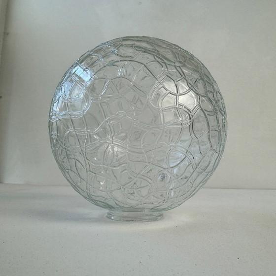 Image 1 of PAIRE SUSPENSIONS EN VERRE TEXTURE VINTAGE