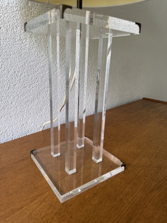 Image 1 of Lampada in plexiglas David Lange anni &#39;70