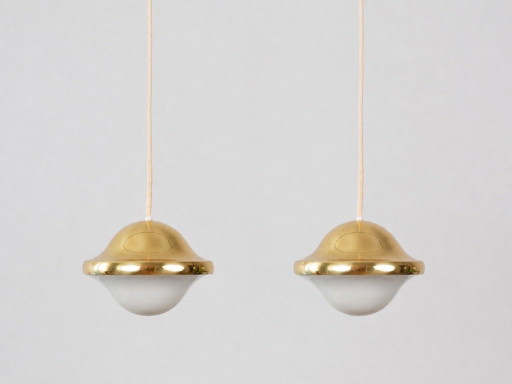 Pair of Danish Vintage Bubi Lamps by Henning Koppel, Louis Poulsen, 1972