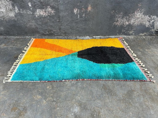 Tapis Berbère Artisanal Coloré 150/250cm – vloerkleden en tapijten, Wool (photo 2 of 10)