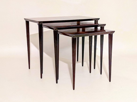Tables d'appoint Aldo Tura « Tables gigognes » – TURA Milano Italia, Wood (photo 6 of 23)
