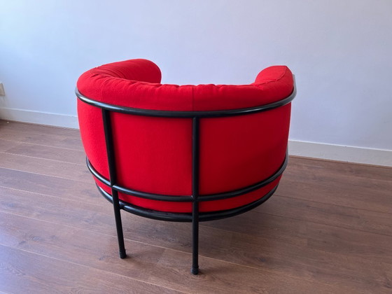 Image 1 of Fauteuil vintage Harvink Design - Postmoderne - Rouge