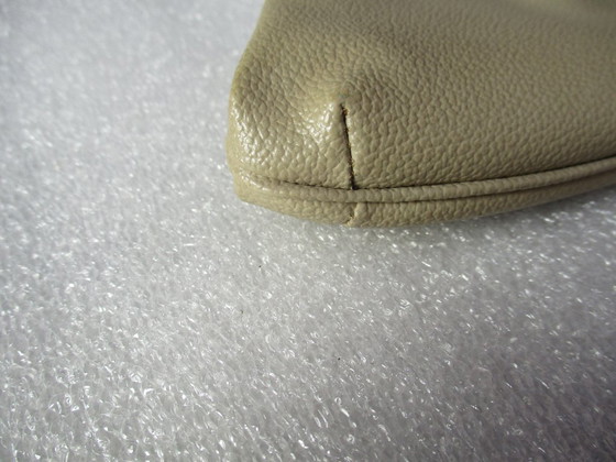 Image 1 of Fred de la Bretoniere, Vintage handtasje met messing lijst, Ca 1970.