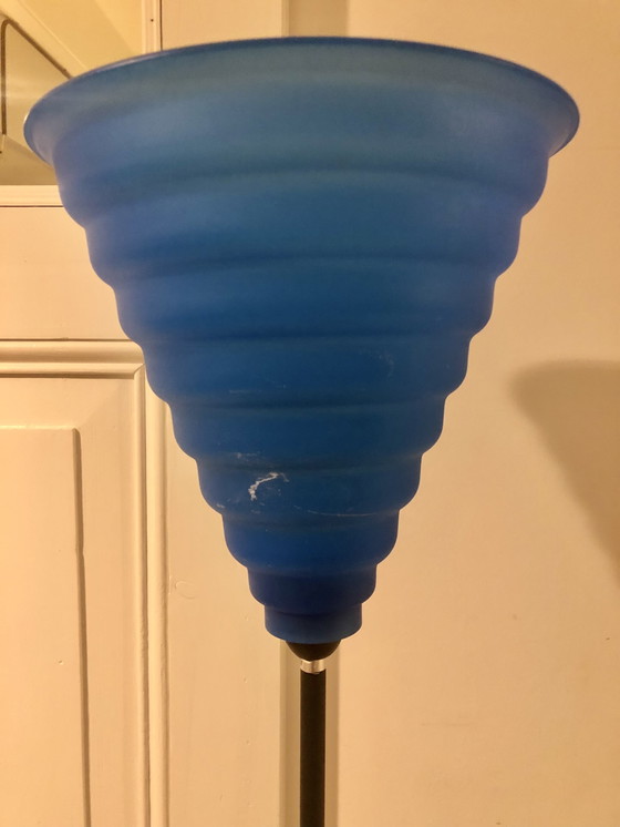 Image 1 of Vintage Jaren 80 IKEA Memphis Style Staande Lamp