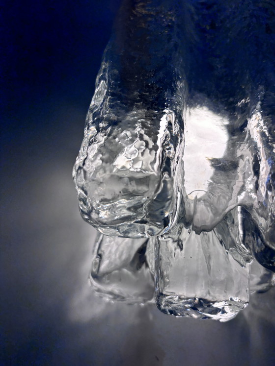 Exclusive Mid-Century Kalmar 'Granada' Ice Glass J.T. Kalmar – Wall lights, Metal (photo 14 of 15)