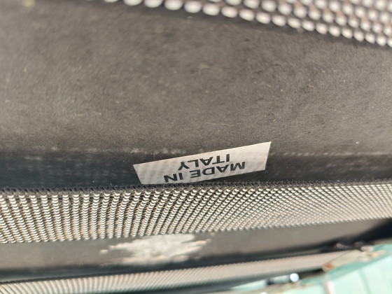 Image 1 of 3x Vintage leather bar stools - style Giandomenico Belotti for Alias