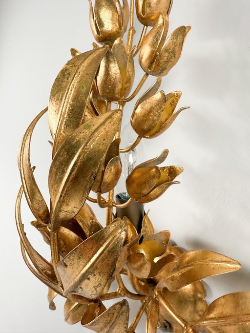 Wall/ceiling lamp, 'Pioggia D'oro' by Hans Kögl, Germany, 1960s