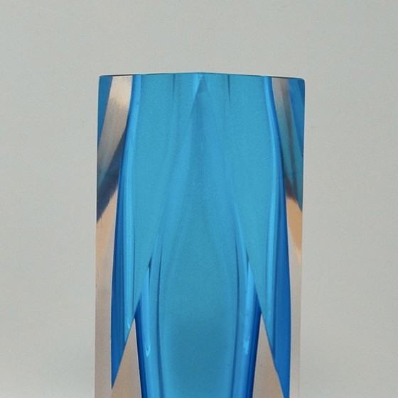 1960s Large Flavio Poli for Seguso Murano Glass Vase – Vintage (photo 7 of 9)