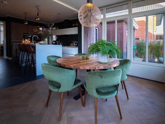 Pilat en Pilat Jisk tafel diameter 140 cm – Eettafels, Metaal, Hout (photo 3 of 5)