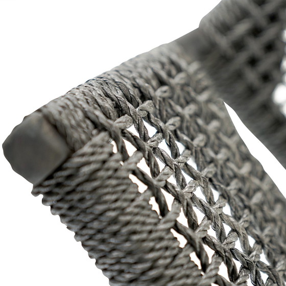 Image 1 of Castle Line Teak Black lounge chair (set of 2) with side table