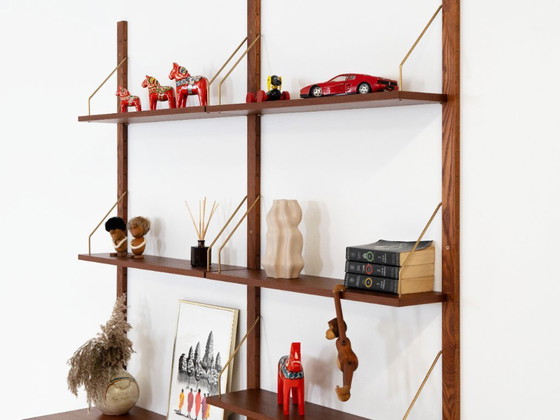 Teak Modular Shelving Unit, Danish Design, 1960s, Made In Denmark – Wood (photo 6 of 15)