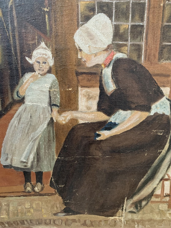 Image 1 of Olieverf schilderij 