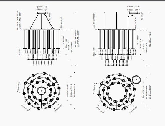 Image 1 of Lámpara de araña Santa &amp; Cole Cirio