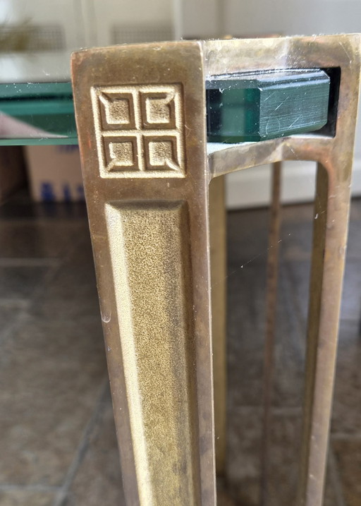 Side Table Peter Ghyczy – consoles, Glass, Brass (photo 2 of 6)
