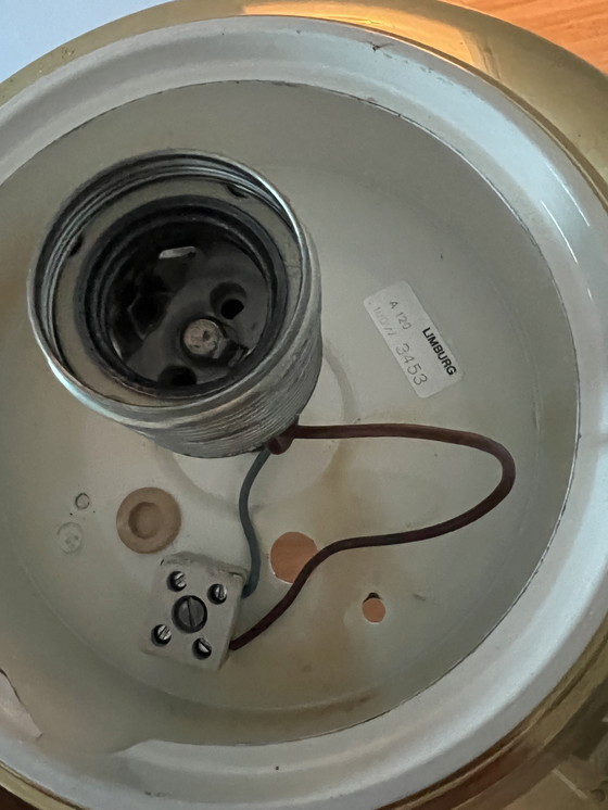 Image 1 of 1970er Glashütte Limburg Deckenleuchte