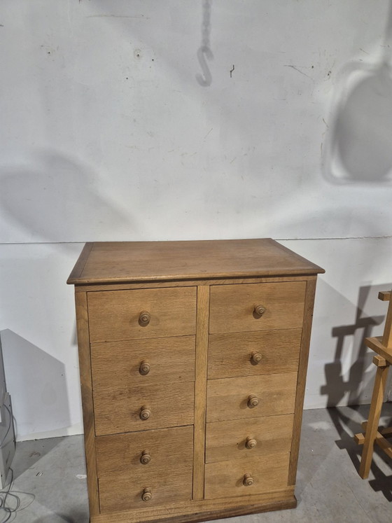 2 vintage apothekers winkel ladekasten, Hout, Bruin (foto 6 van 15)
