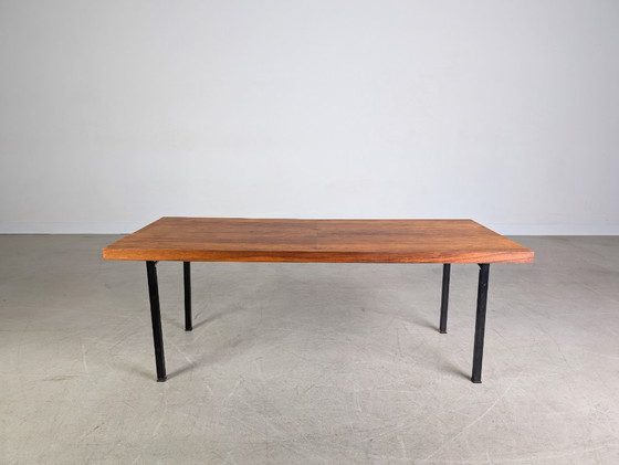 Image 1 of Original Midcentury table basse réglable en hauteur table à manger vintage