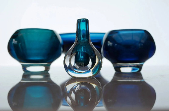Image 1 of Verres Sommerso de Mona Morales, années 1960, ensemble de 4