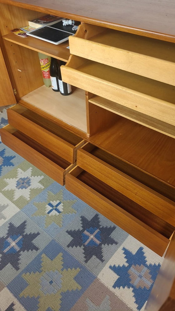 Image 1 of Armario escandinavo de teca y haya (años 60) 