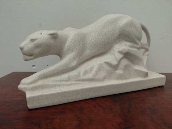 Image 1 of Panther keramiek, Art Deco