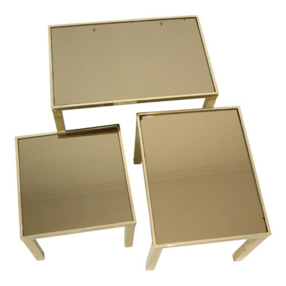 Image 1 of Nesting tables Belgo Chrom 23kt Gold Gilded
