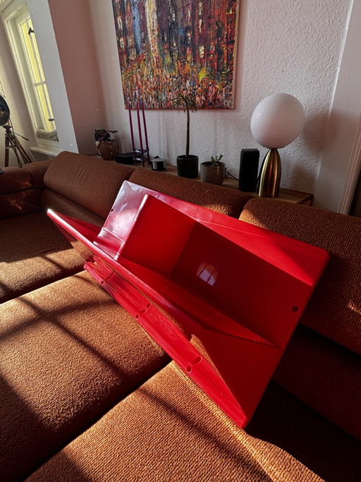 Niels Gammelgaard per IKEA Mensola da parete Kämpe rossa_ rarità