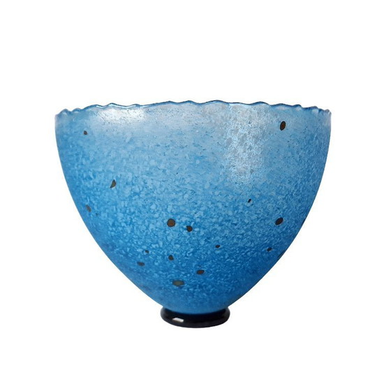 Image 1 of Kosta Boda - "Chicko" schaal van Bertil Vallien - Gesigneerd