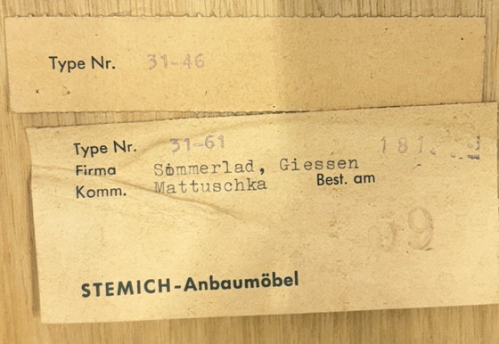 Image 1 of linnenkast uit de jaren 60 / vintage kledingkast / kledingkast in mid-century stijl