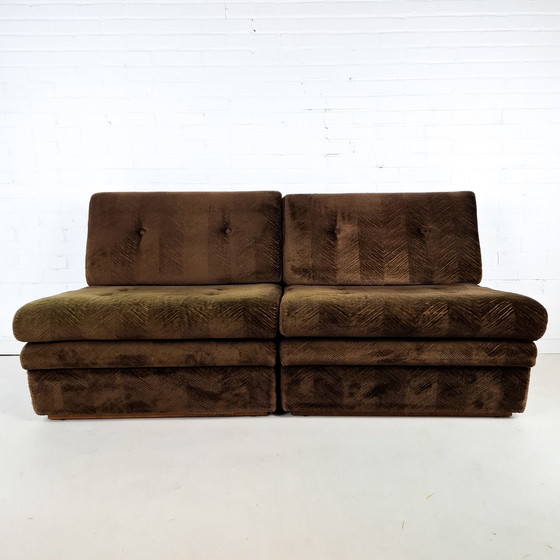 Image 1 of 2 fauteuils-lits vintage