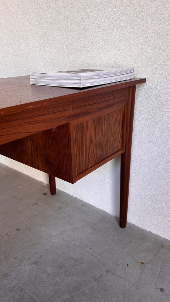 Image 1 of Vintage Deens bureau teak