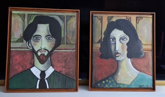 Image 1 of Porträts Leinwandrahmen Waldrada Enzea