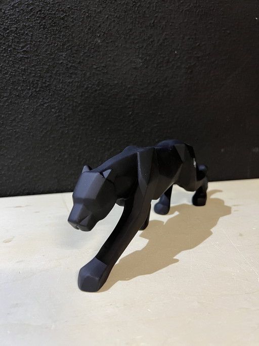 "Stealth Panther" Geometrische Kunstskulptur Heimdekoration