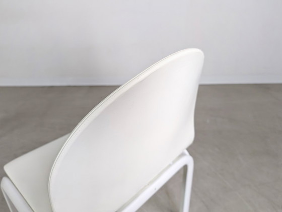Image 1 of Originele 4-delige set Knoll Orsay stoelen Gae Aulenti stoel lederdesign