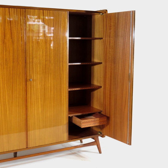 Image 1 of Grande armoire vintage Mid Century à 4 portes, années 1960