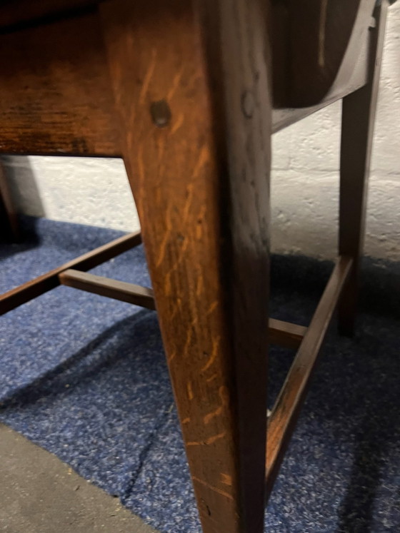 8 sillas de comedor inglesas con reposabrazos – Terciopelo, Madera (photo 6 of 8)