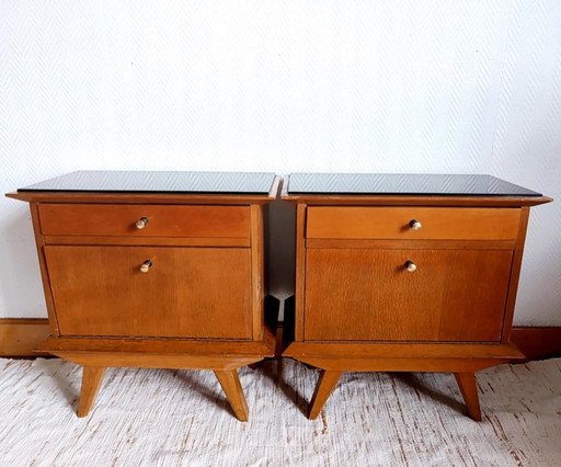 2 comodini vintage anni '50