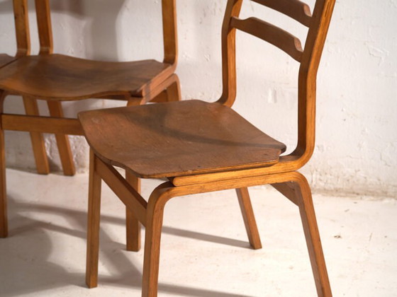 Chaises anciennes en hêtre et contreplaqué moulé – Europe Centrale, circa 1960 #S3 (photo 23 of 40)