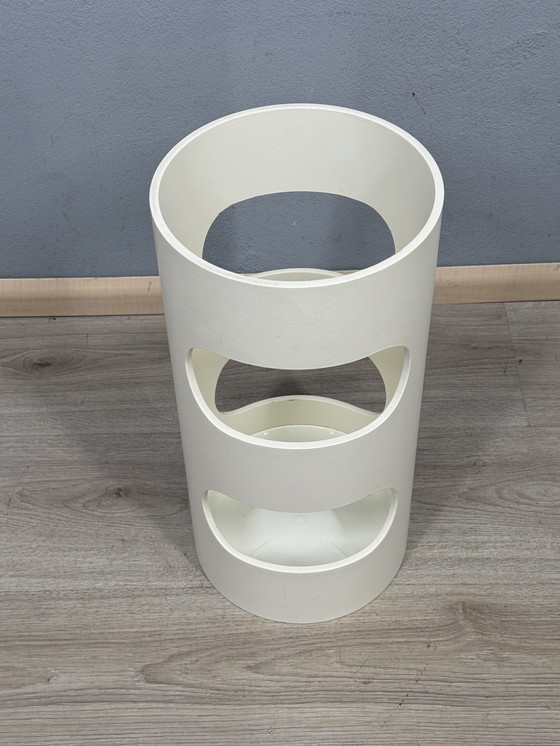 Image 1 of Paragüero de mediados de siglo, de estilo espacial: diseño de plástico de la década de 1960