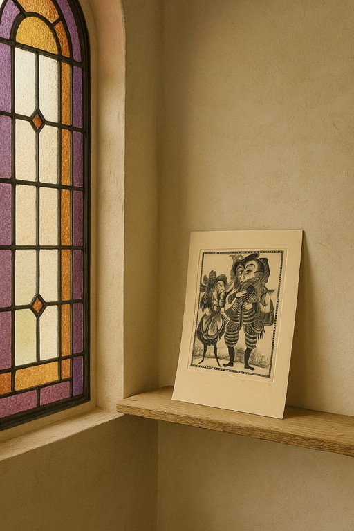 1x Rare, Signed Etching by Hans van Draanen (1972) | Early Épreuve d'Artiste | Exclusive Graphic Art