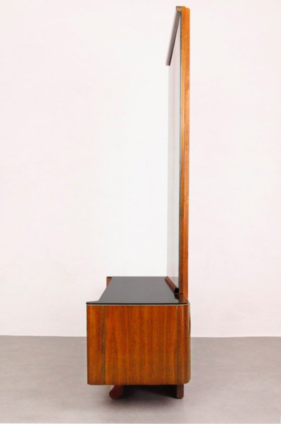 Image 1 of Miroir avec toilettes cosmétiques « Échiquier »